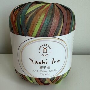 Universal Yashi Iro Multicolor Raffia Yarn